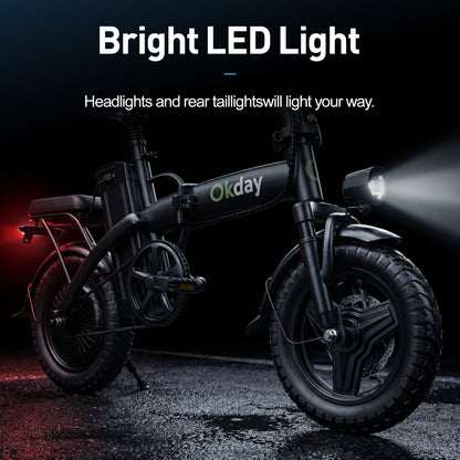 Okday Fold 400W Folding Electric Bike