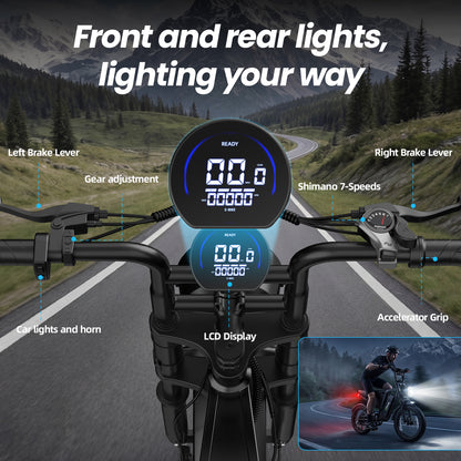 Okday 1200W All-Terrain Fat Tire Ebike