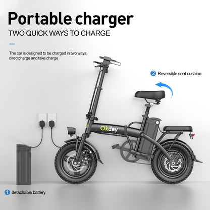 Okday Fold 400W Folding Electric Bike
